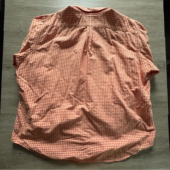Ralph Lauren Big & Tall Button Down - Orange Plaid - Picture 2 of 7